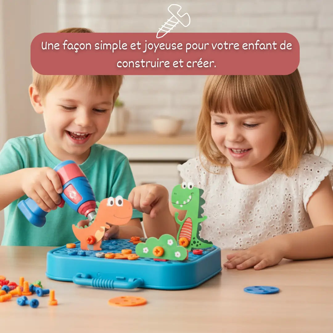 Bloomommy BricoKids™ Kit d'Outils Portable pour Petits Bricoleurs