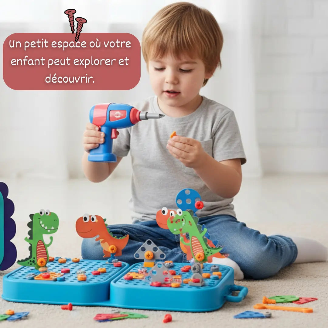 Bloomommy BricoKids™ Kit d'Outils Portable pour Petits Bricoleurs