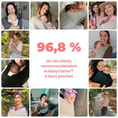 Écharpe porte-bébé sans nouage